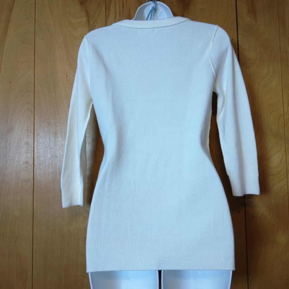 New York & Company Women's Small 3/4 Sleeve Pullover Sweater - Picture 5 of 5